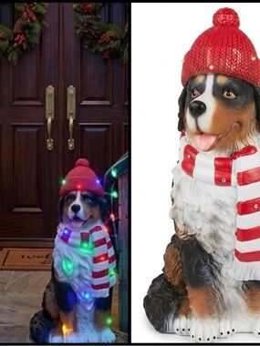 Bernese Mountain Dog 2.5 Feet LED Lights Indoor Outdoor Christmas Blow Mold